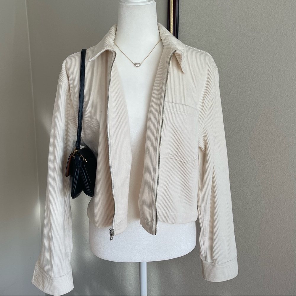 Industry Cream Women's Corduroy Jacket Size XL